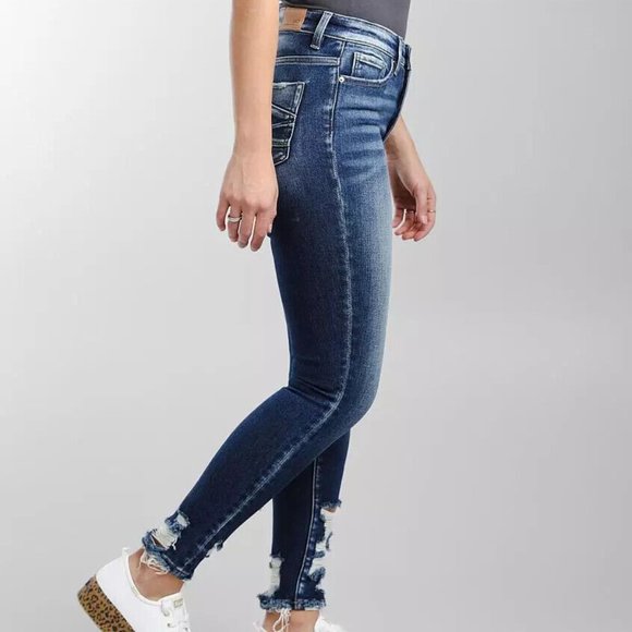BKE The Buckle Parker High Rise Skinny Jeans Distressed Women's Size 27 H13521 - Picture 12 of 12